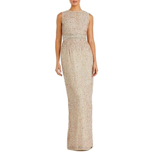 NWT Mac Duggal Embellished Sequin Gown – Style #93603 – Size 6